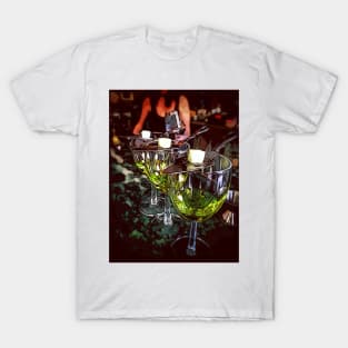 Female bartender pouring Absinthe in a bar T-Shirt